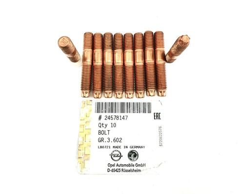 10x originale opel stehbolzen - originale,