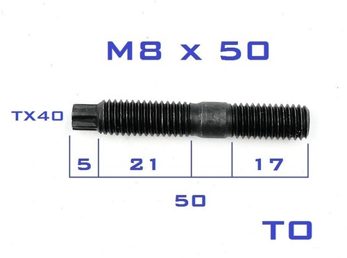 Stück torx stehbolzen - torx, m8x50